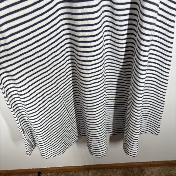 Haven Well Within Sz S Sleeveless Cotton Blend Textured Stripe Midi Dress NWOT - Picture 4 of 11